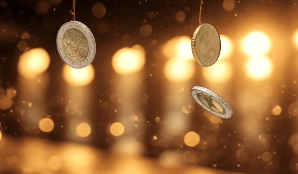 Tirage de TAOACLE avec 3 pieces de monnaie